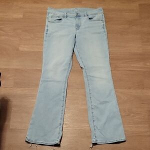 American Eagle Outfitters Light Blue Flare Jeans